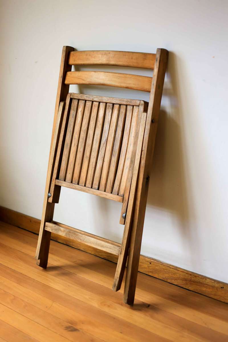 Unrestored Antique Folding Chair