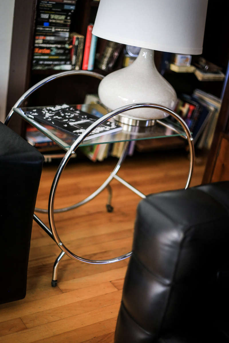 Art Deco Chrome and Glass Bar Cart