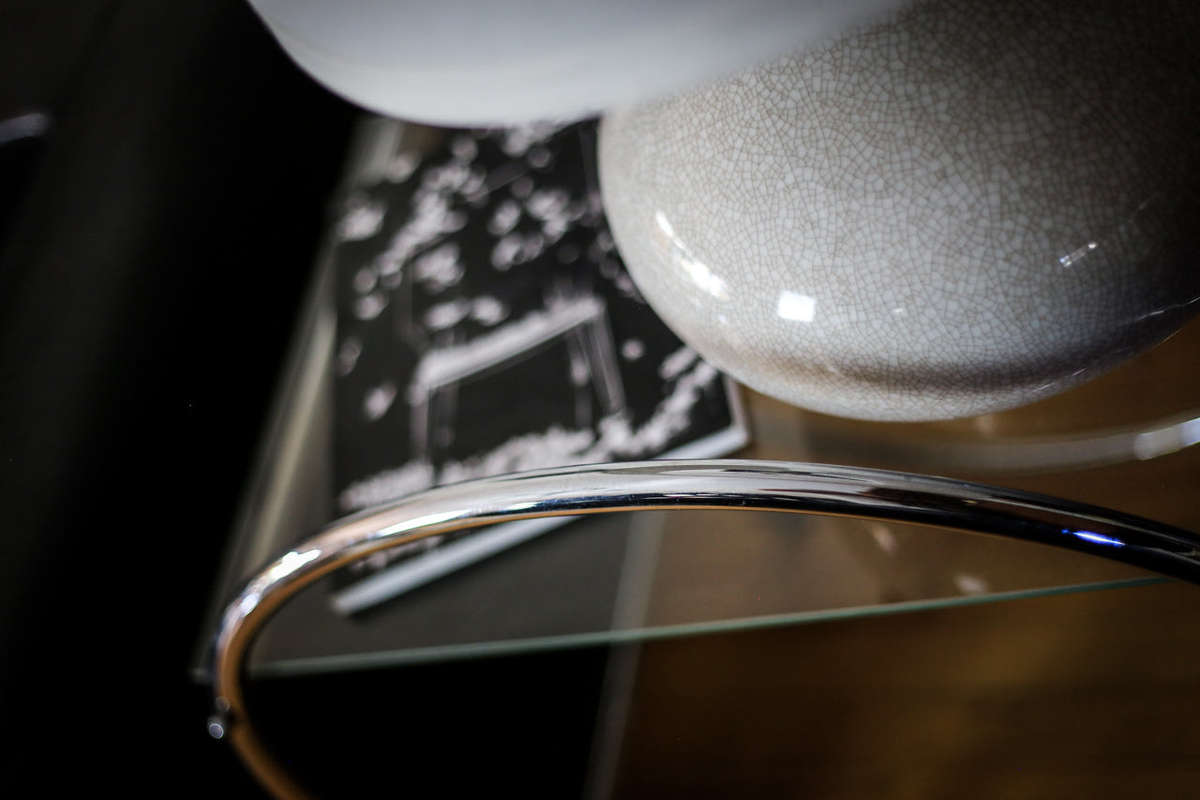 Art Deco Chrome and Glass Bar Cart