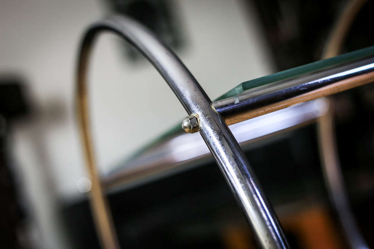 Art Deco Chrome and Glass Bar Cart