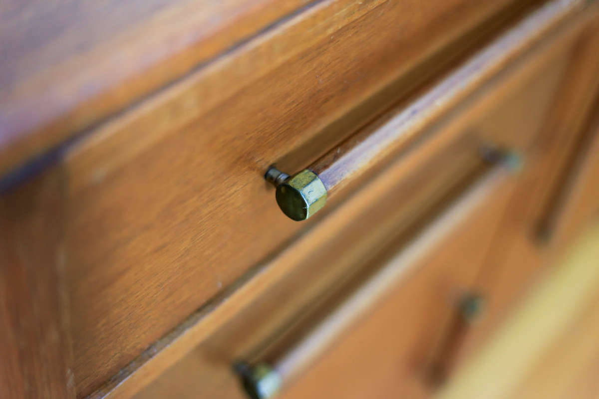 Art Deco Teak Two Door Sideboard