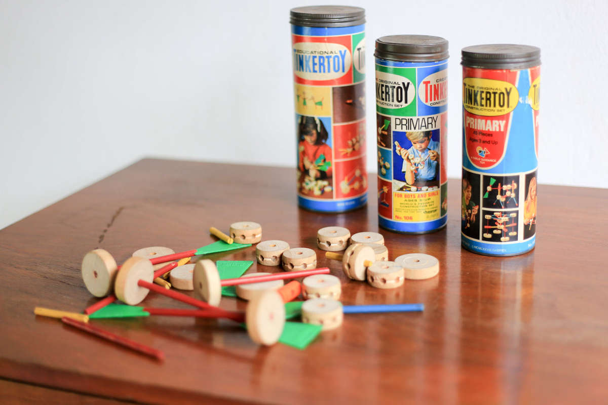 Vintage Tinkertoys