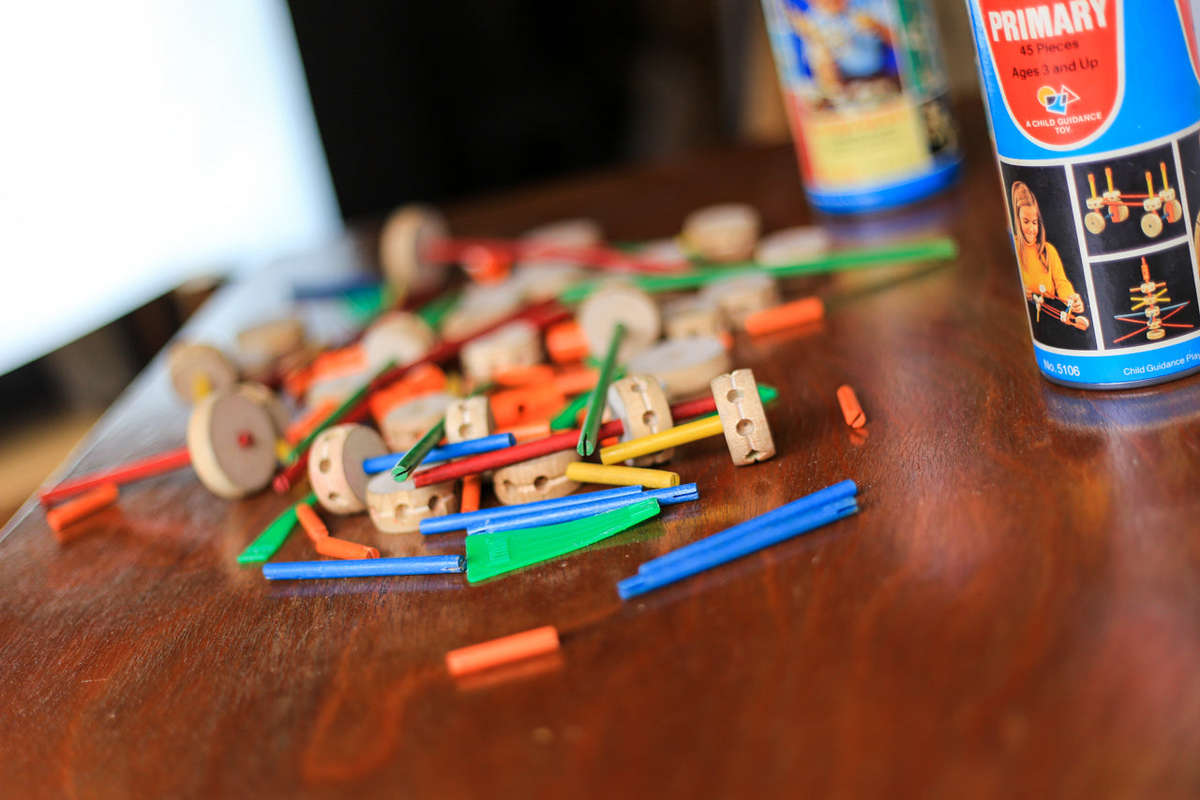 Vintage Tinkertoys