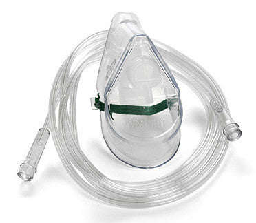 Plain Oxygen Masks with Tubing - Adult