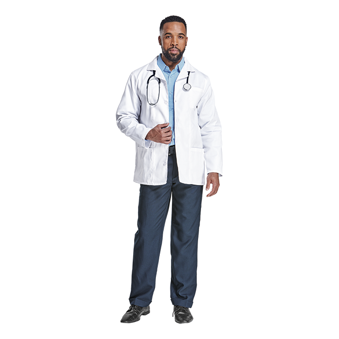 Multifunctional Long Sleeve Lab Coat - Medium