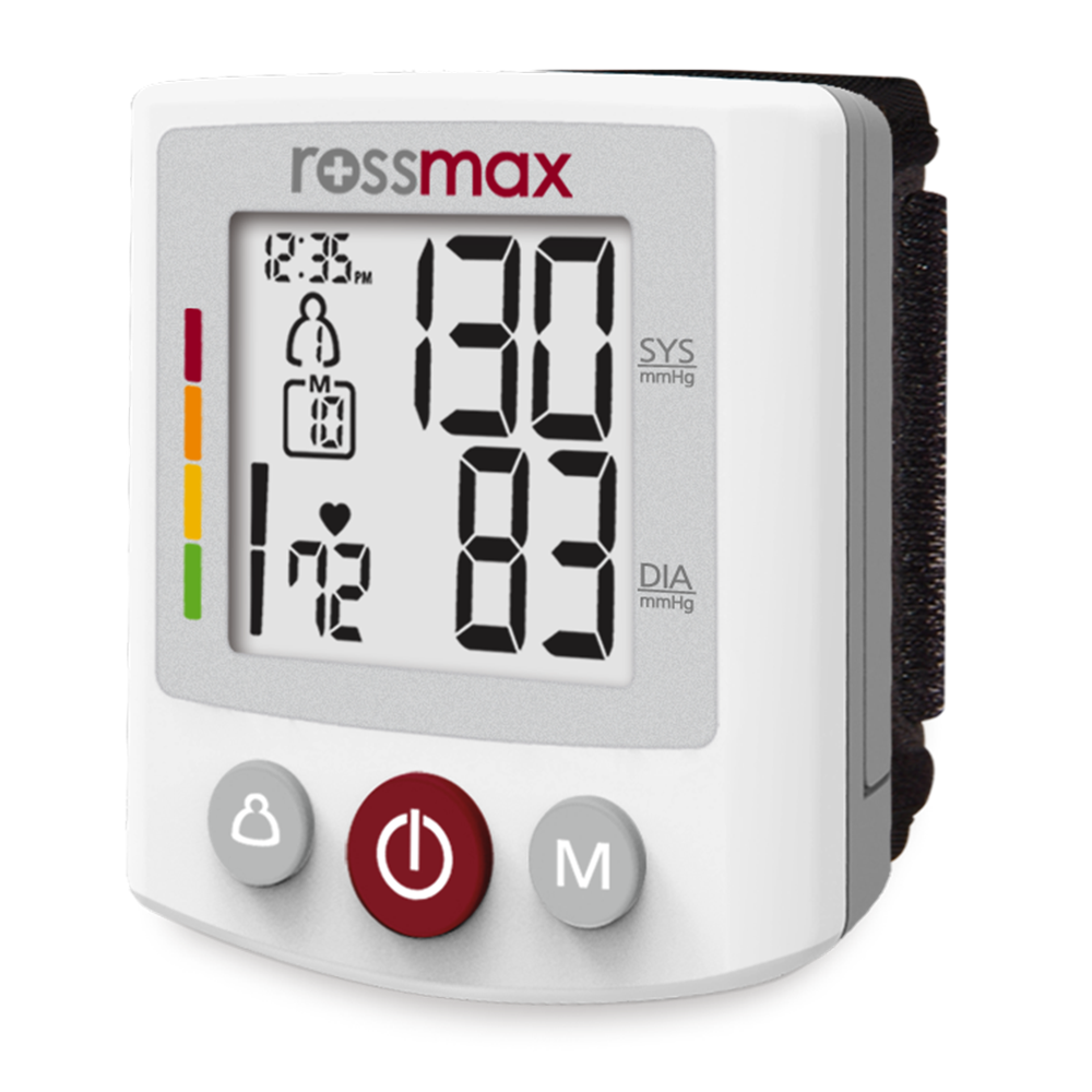 Rossmax  Wrist Blood Pressure Meter with XL Display