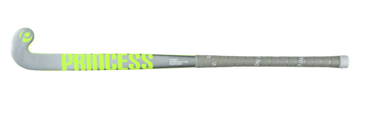 Princess ID1 Indoor Hockey Stick (Junior) - lumo yellow - 7 (wood) / 35 Inch / Lumo yellow