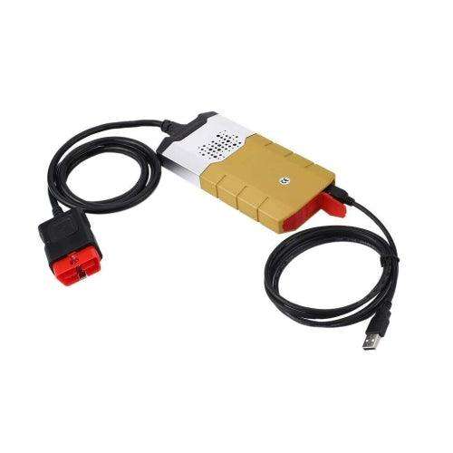 Delphi DS150E 2016.R0 OBD2 Bluetooth Diagnostic Tool - gold