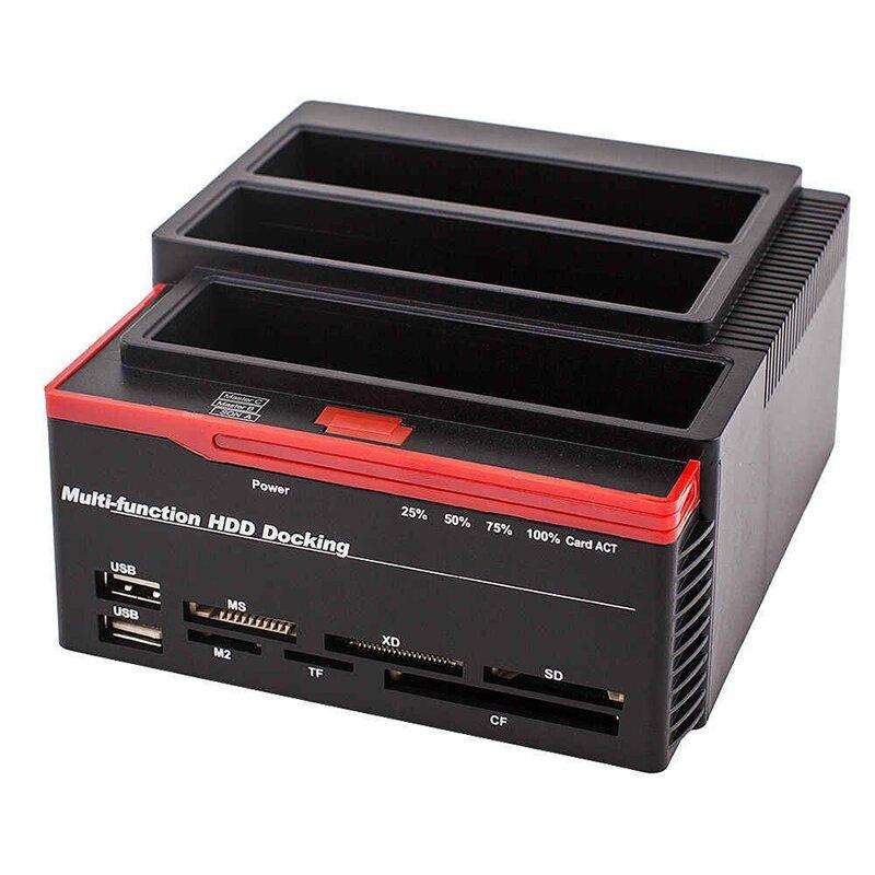 All-In-One USB 3.0 External Dual SATA IDE HDD Hard Drive Docking Q-HD50