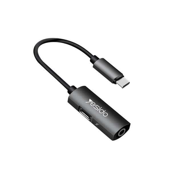 USB Type C Adapter To USB C 3.5mm Jack Audio Splitter