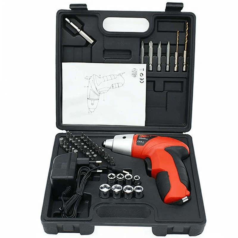 Cordless Screwdriver 4.8v 45 Pieces Wireless Cordless Screwdriver Rechargeable