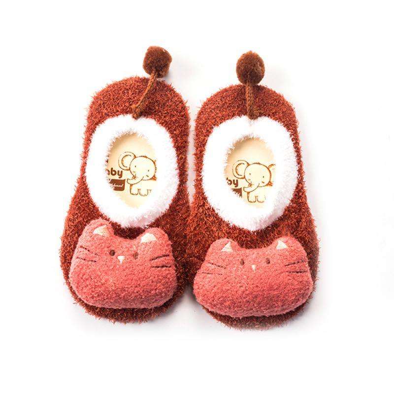Non-slip Warm Cotton Baby Animal Socks
