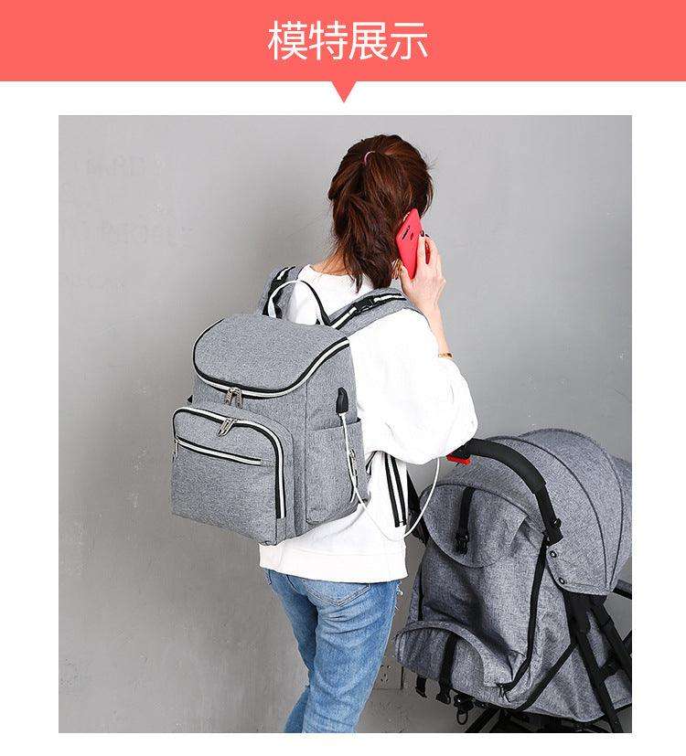 Waterproof Nappy Backpack With USB Port