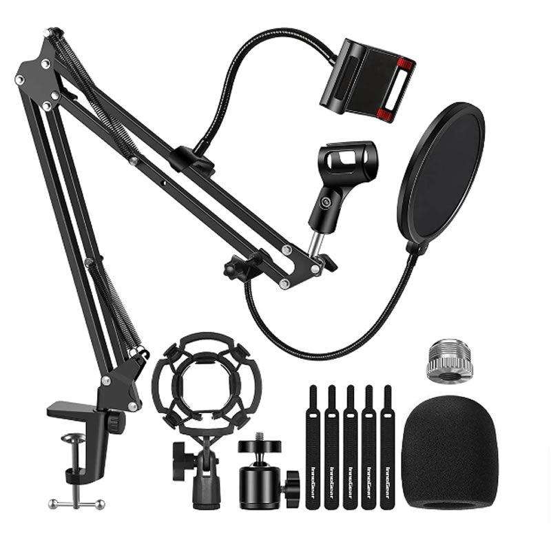 Studio Microphone Stand Boom Scissor Arm Stand Holder Ball Head-XF0131