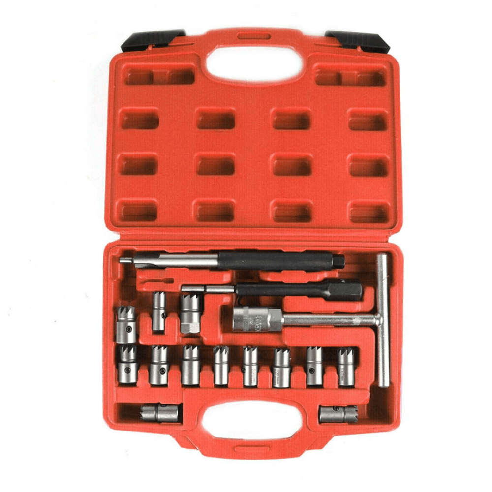 17Pcs Diesel Injector Seat Cutter Tool Set - LPD-1112