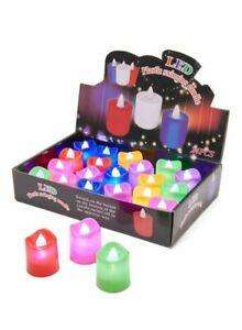LED PLASTIC SWINGING CANDLE - 24 PCS -  KH-17BW