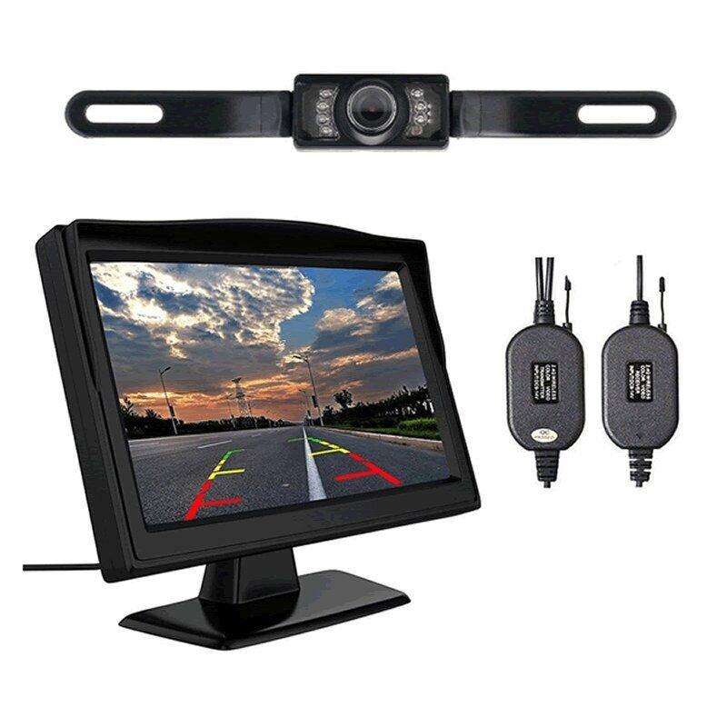 5 Inch GDZL Wireless TFT LCD Car Rear View Monitor With HD Reverse Camera