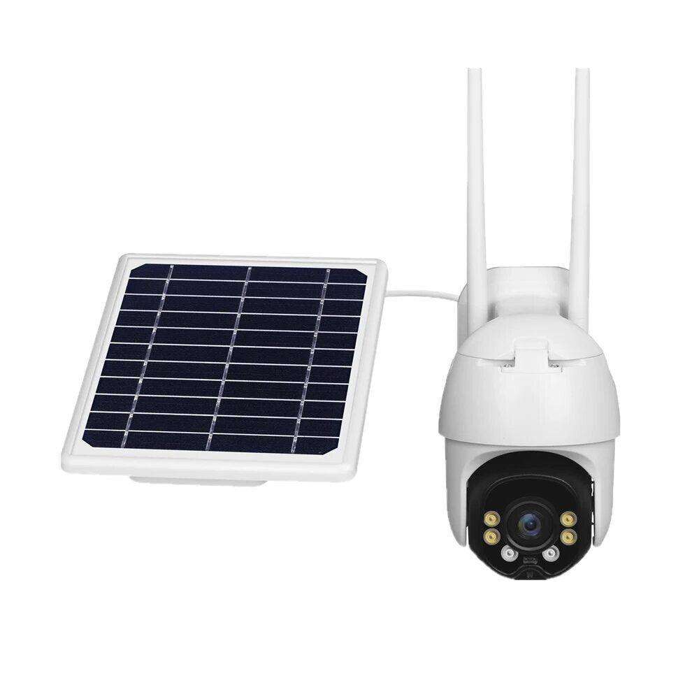 Outdoor Solar Powered IP Surveillance Security Camera With Solar Panel-LD-P2P-2