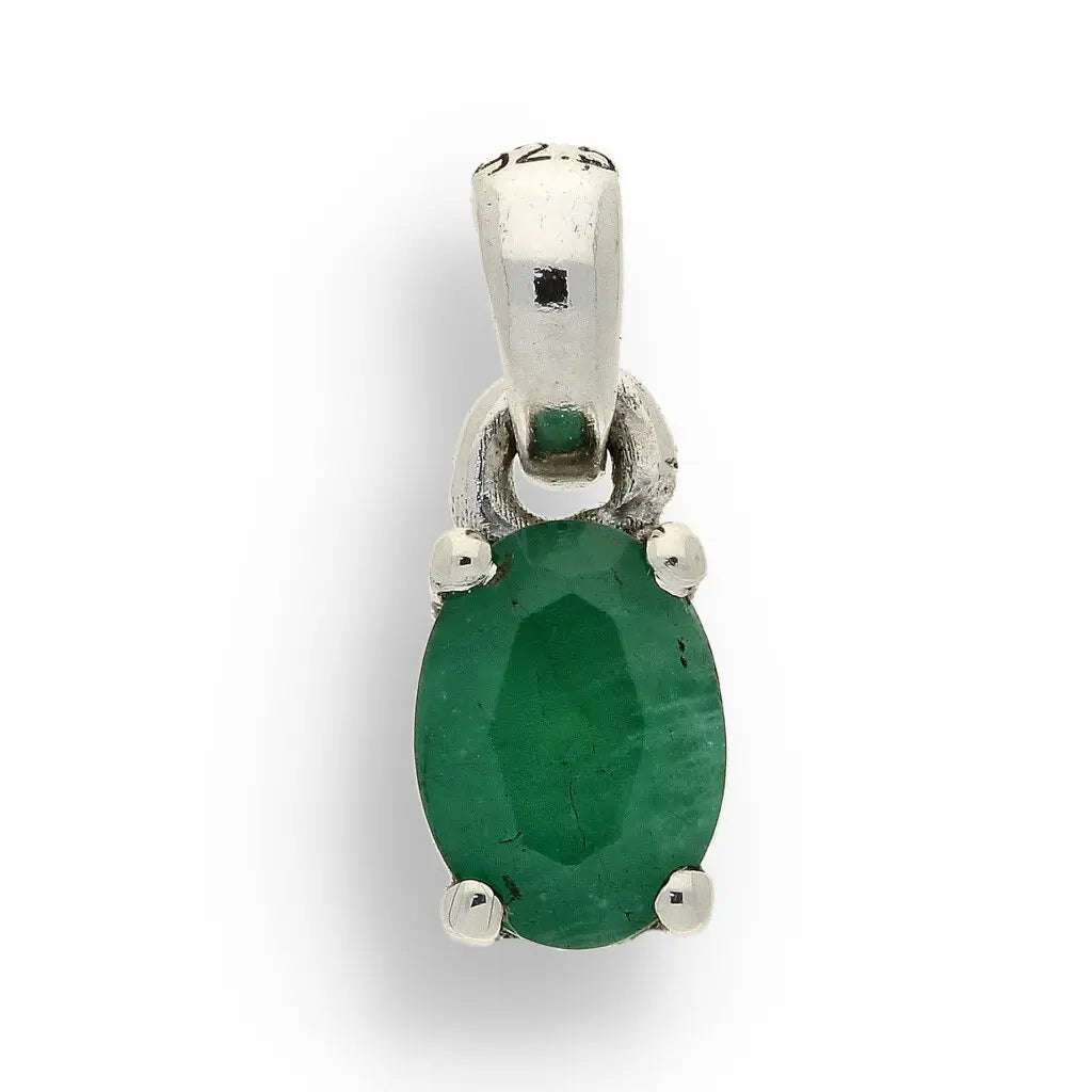 Emerald "Garden of Eden" Sterling Silver Necklace