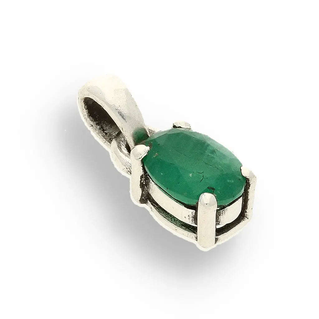 Emerald "Garden of Eden" Sterling Silver Necklace