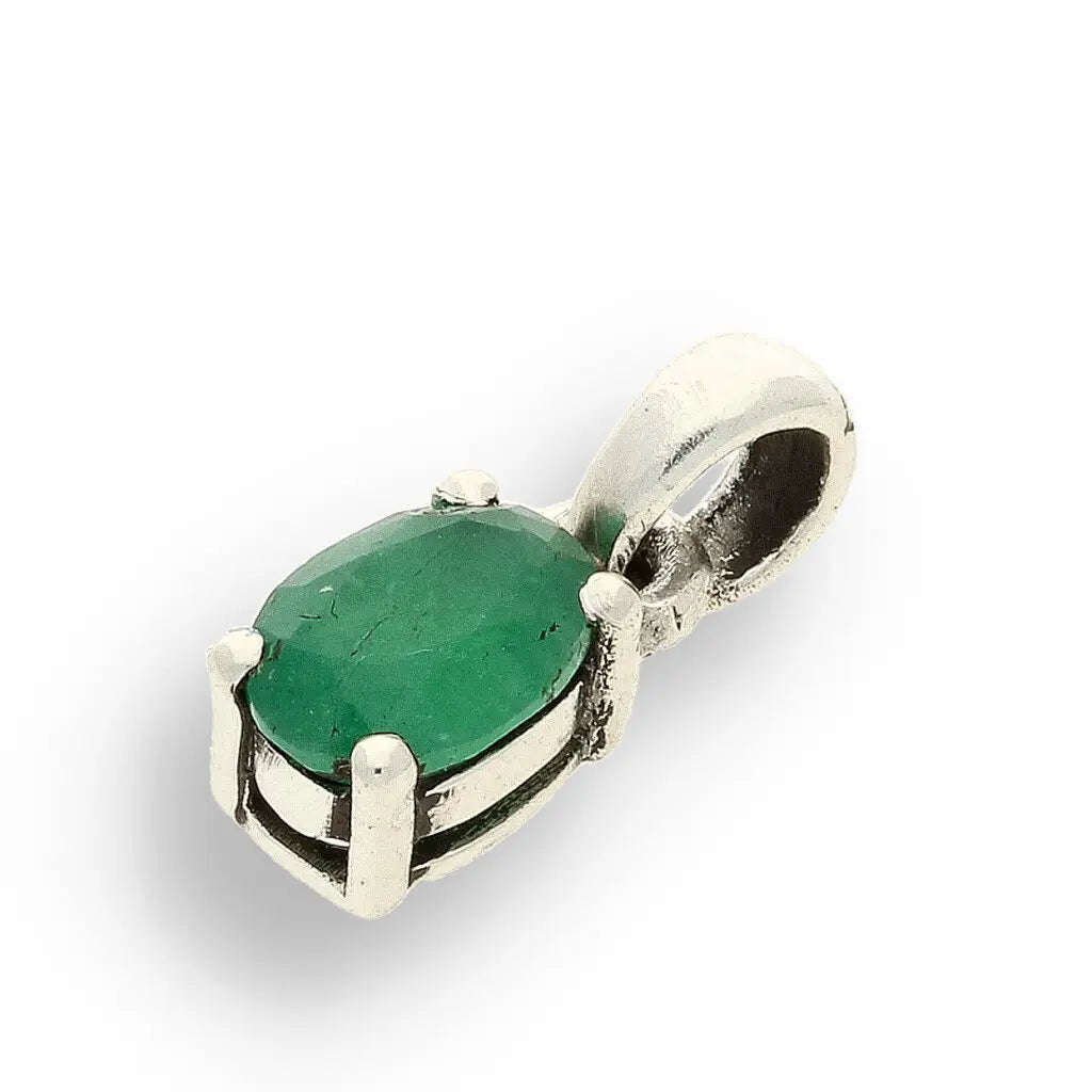 Emerald "Garden of Eden" Sterling Silver Necklace