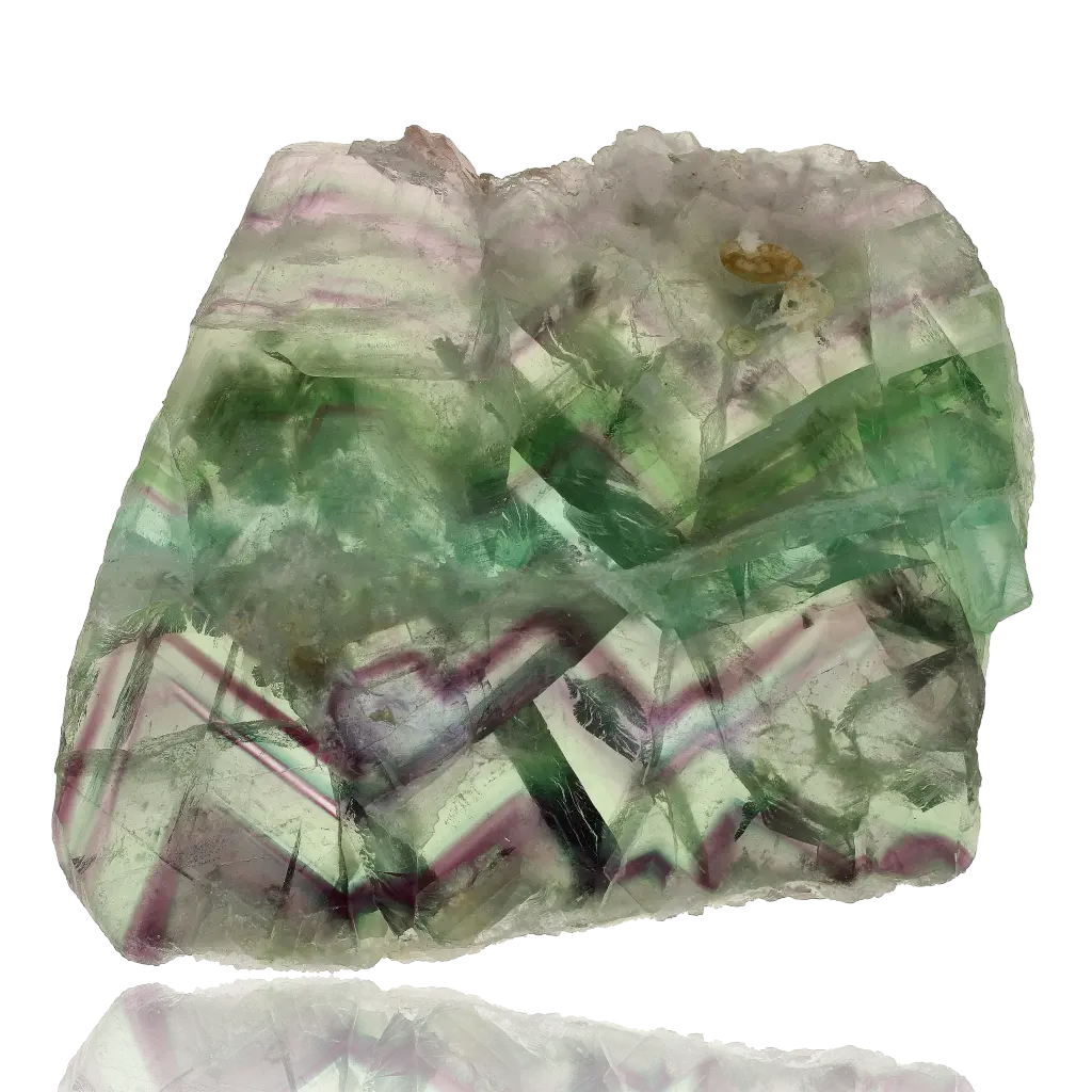 Fluorite Polished Slice  Focus & Serenity