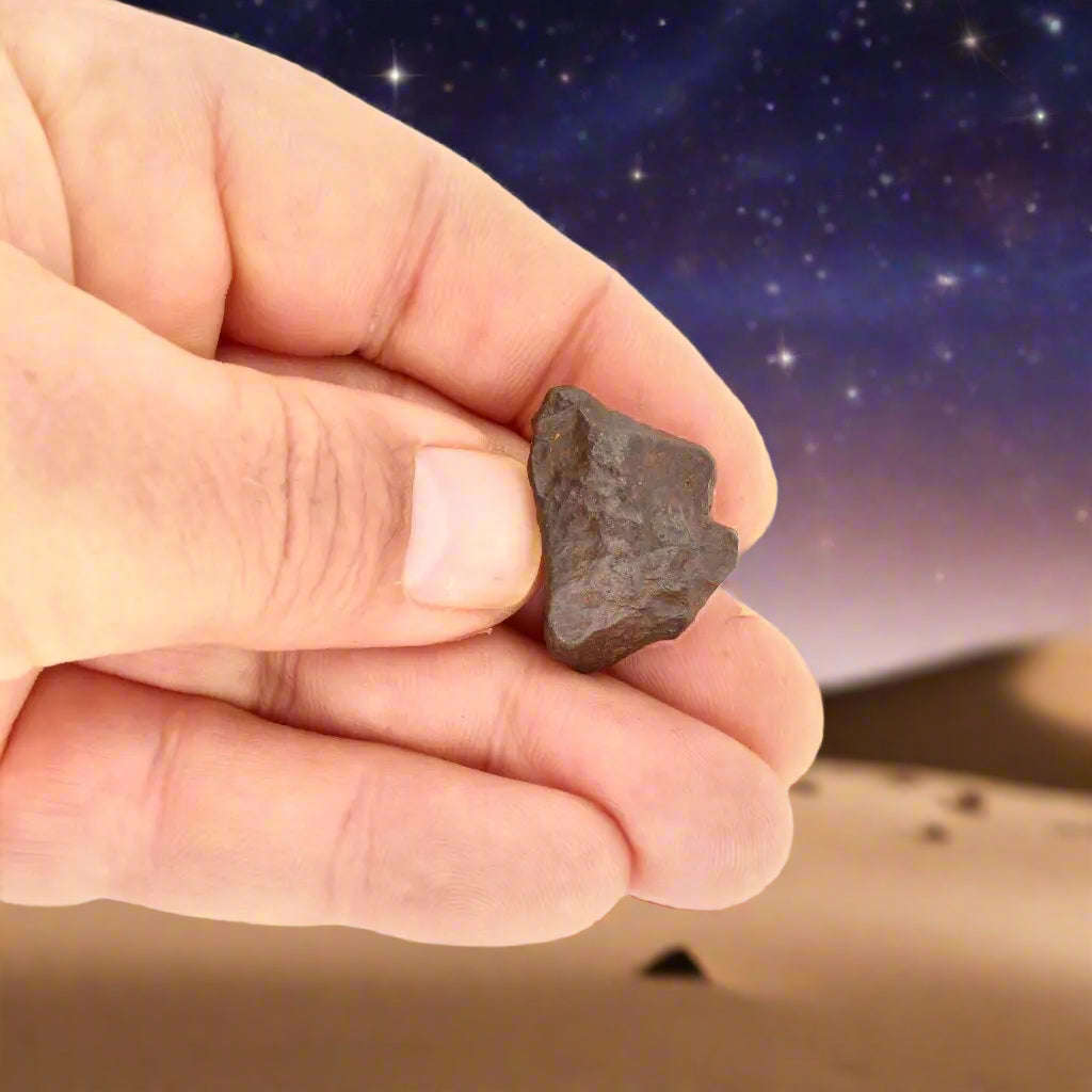 9g Authentic Unclassified Chondrite Meteorite - Western Sahara Specimen Ready for Your Display Case