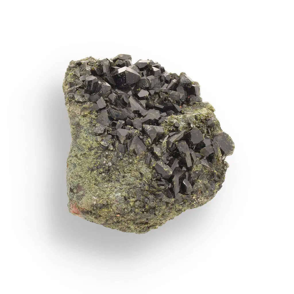 Epidote on Matrix: Powerful Green Growth from Peru