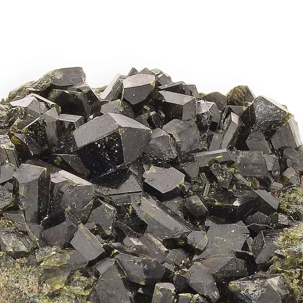 Epidote on Matrix: Powerful Green Growth from Peru