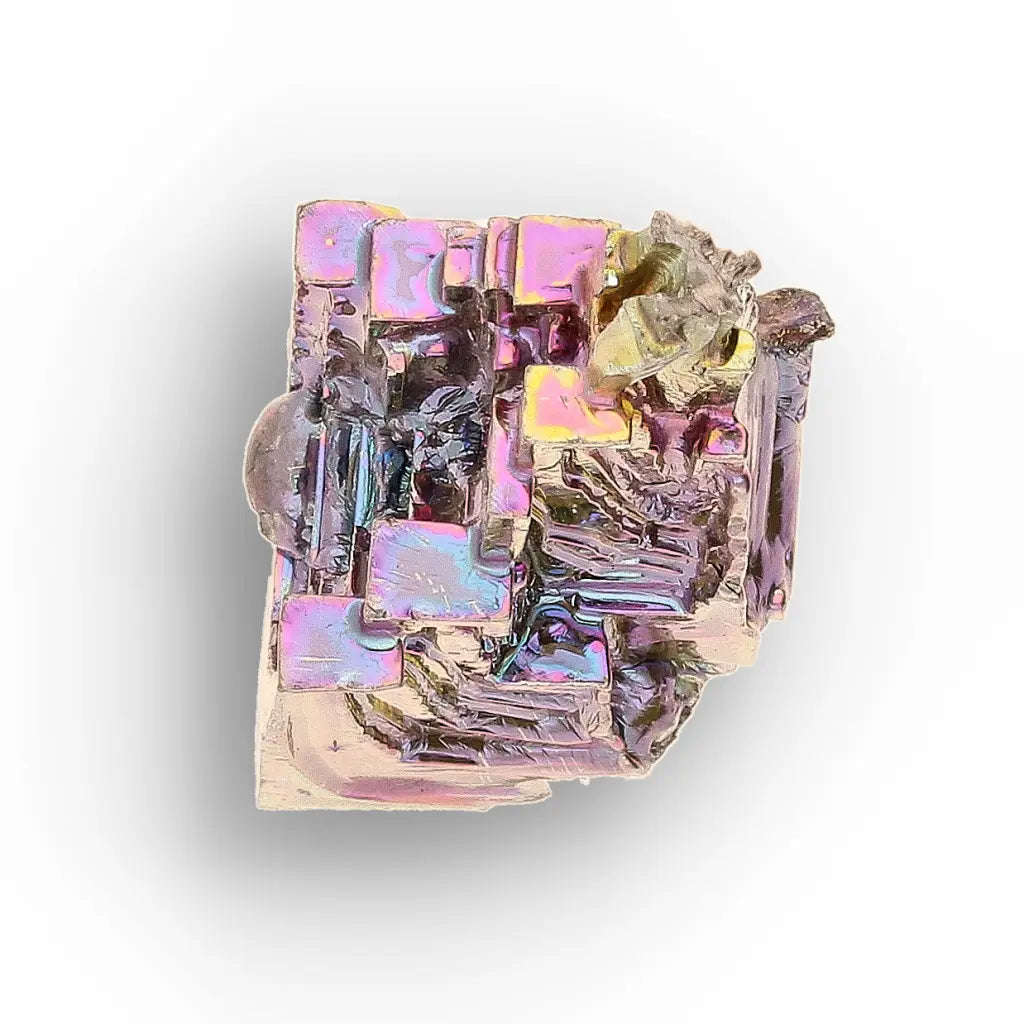 Electric Dream Bismuth  Vibrant Hopper Crystal Formation