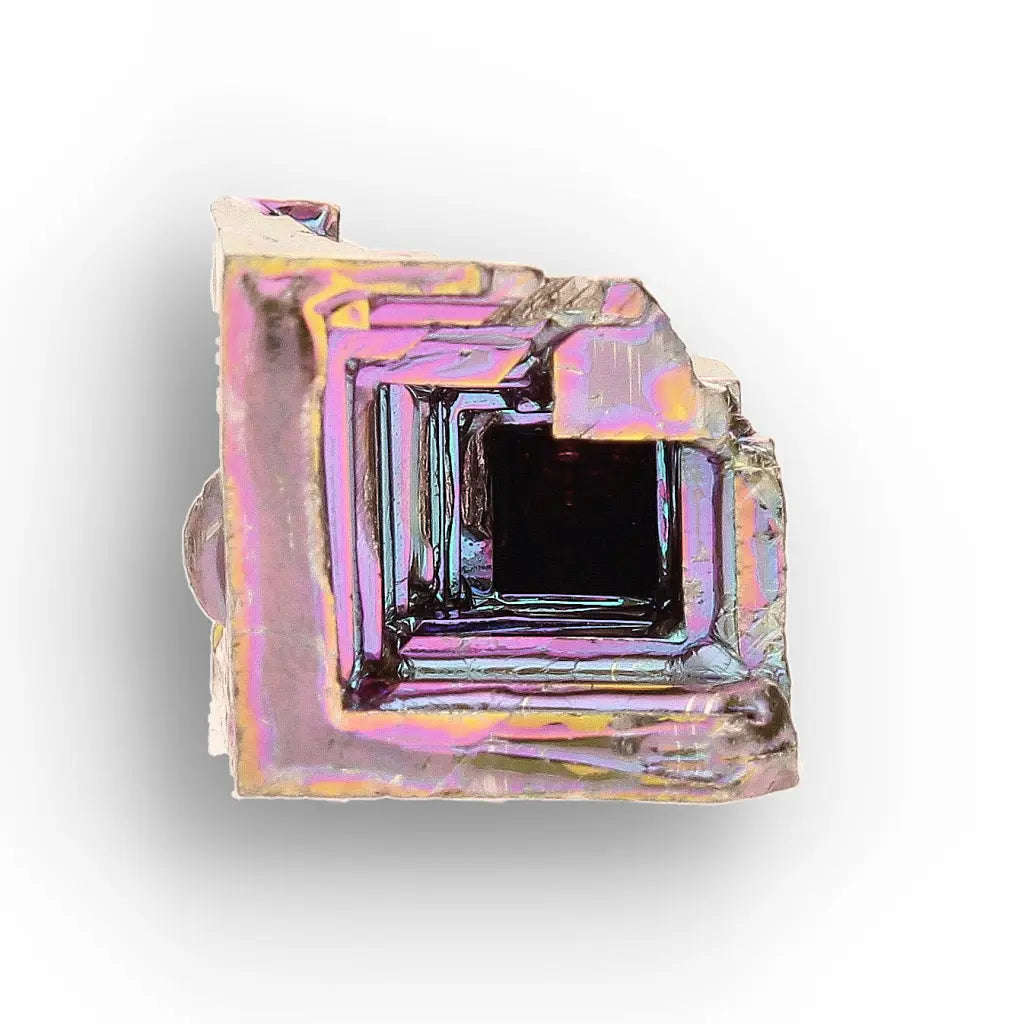 Electric Dream Bismuth  Vibrant Hopper Crystal Formation