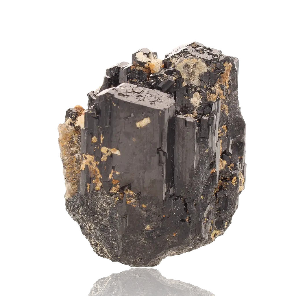 Schorl Black Tourmaline with Feldspar