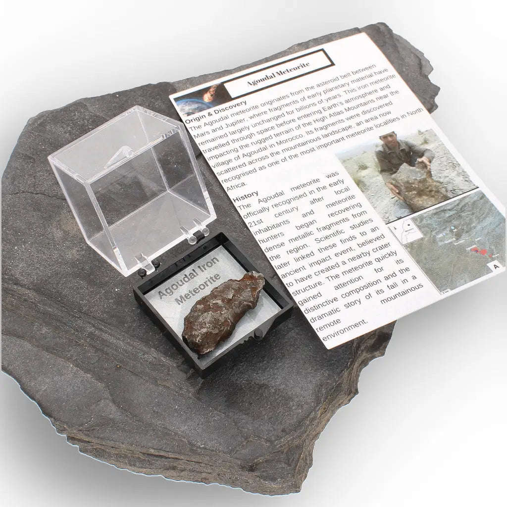 10 Gram Agoudal Meteorite Iron Specimen from Morocco