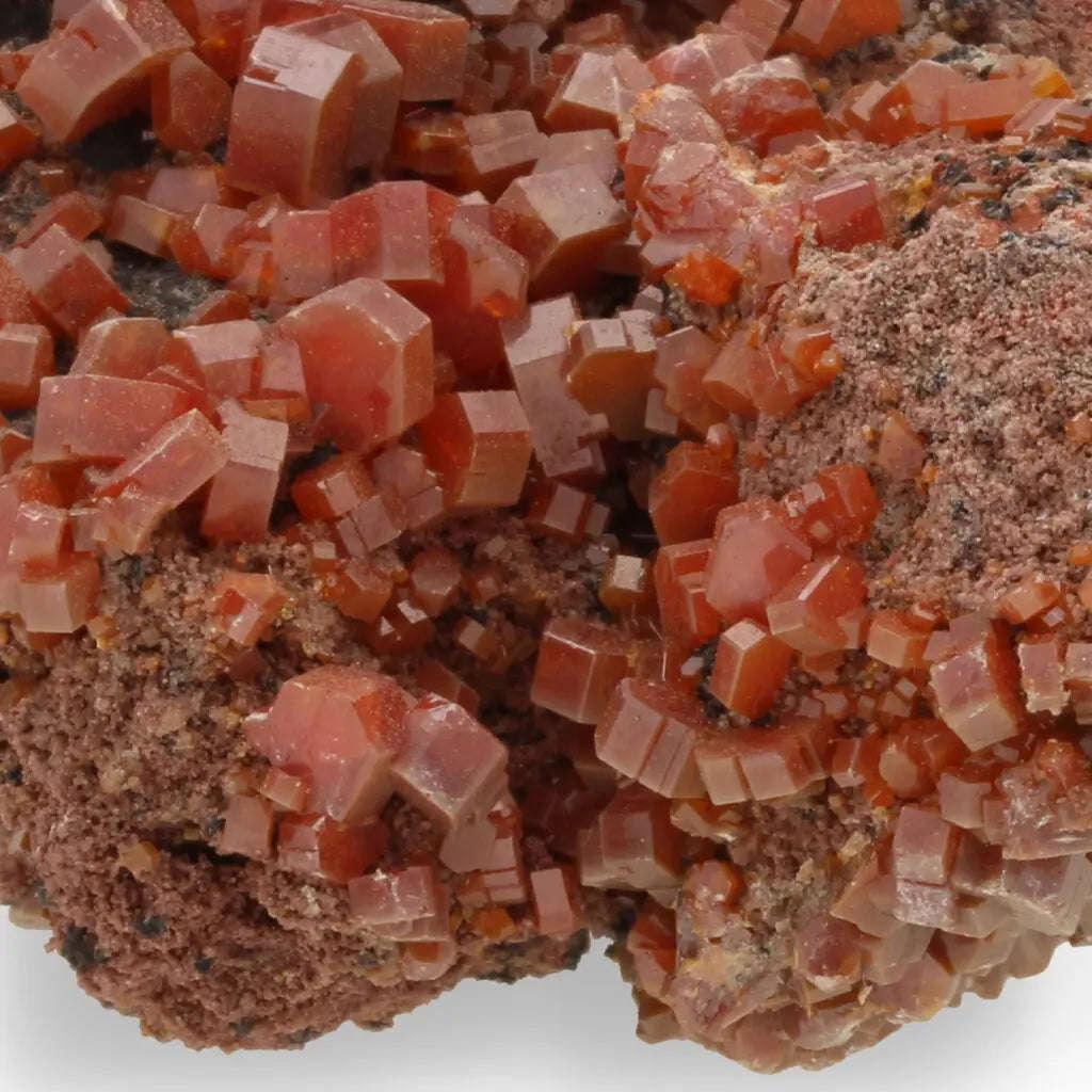 Vanadinite Crystal Blaze from the Atlas Mountains
