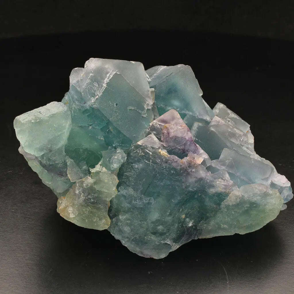 Green Fluorite Crystal Cluster from Okoruso, Namibia