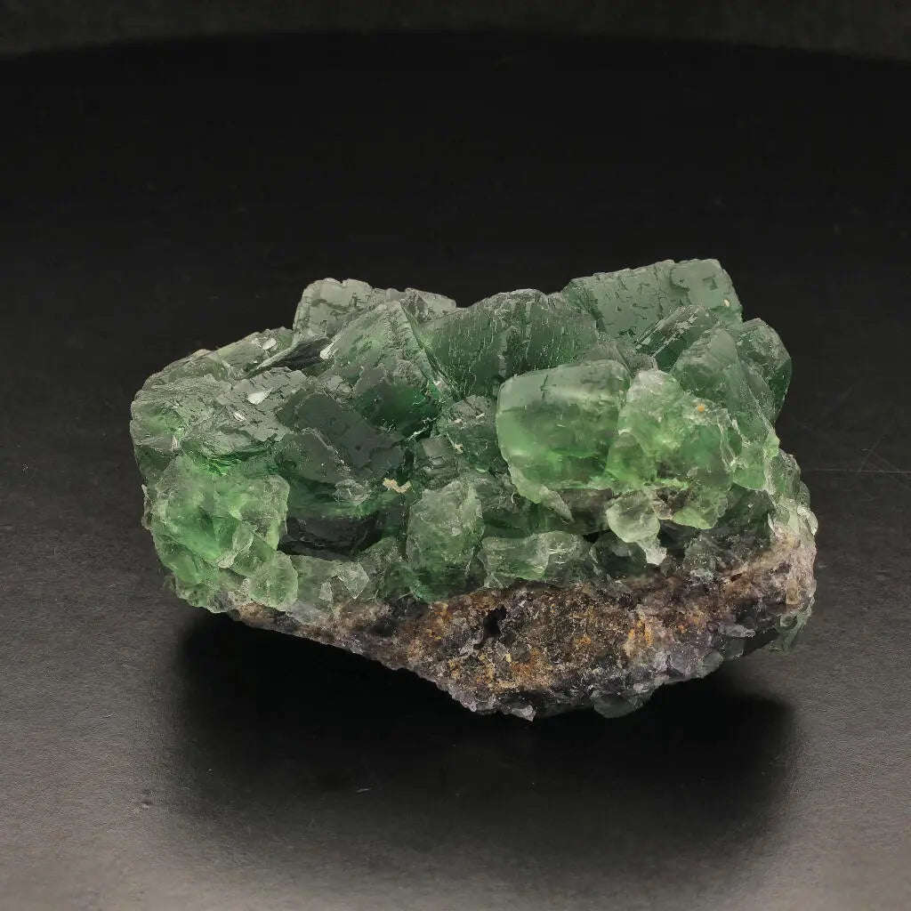 Dark Green Fluorite Crystal Cluster from Okoruso, Namibia