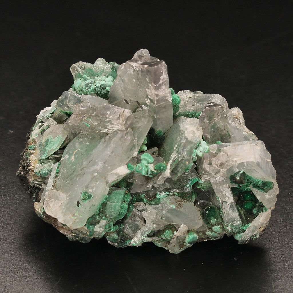 Shangulowe Mine Baryte & Malachite Specimen
