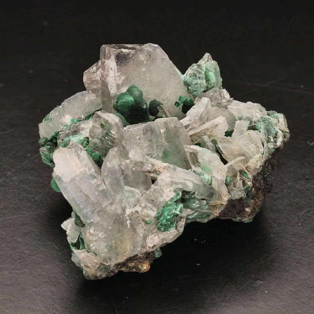Shangulowe Mine Baryte & Malachite Specimen