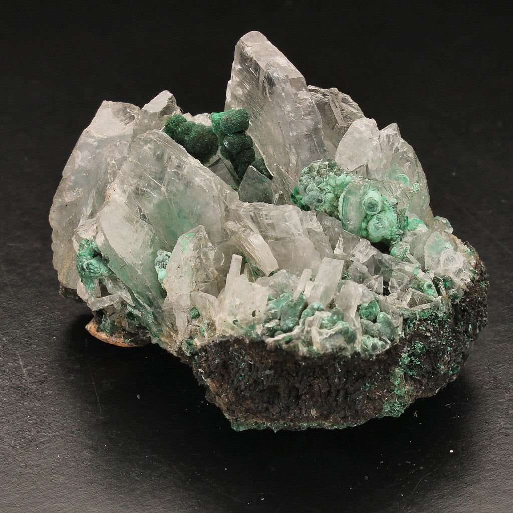 Shangulowe Mine Baryte & Malachite Specimen