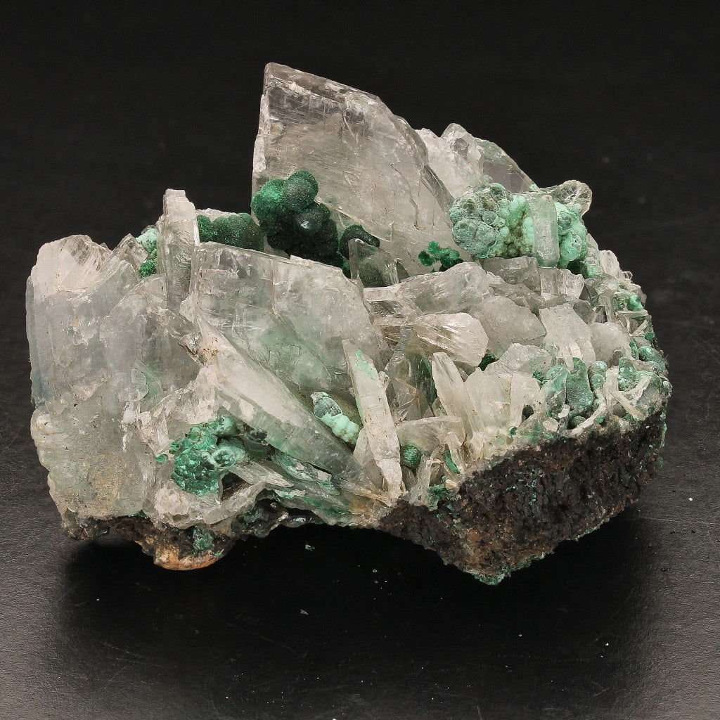 Shangulowe Mine Baryte & Malachite Specimen