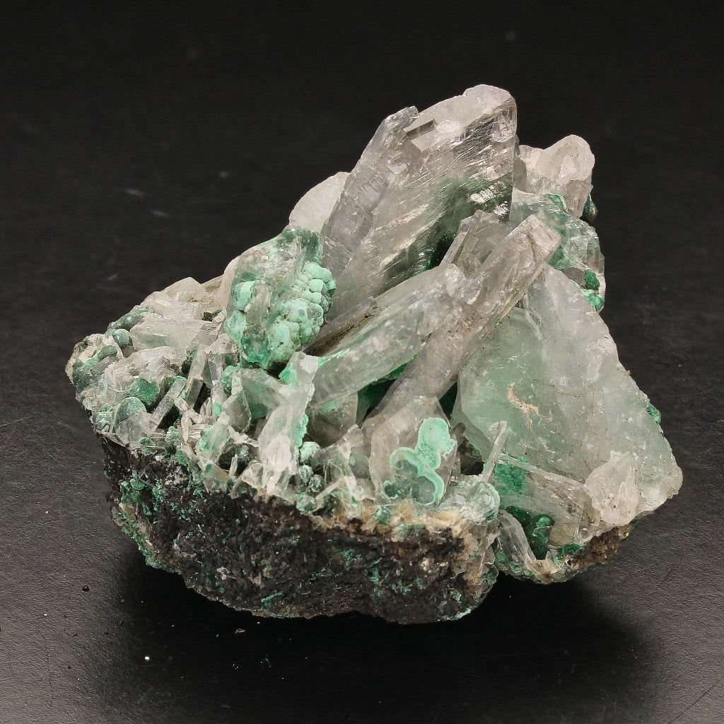 Shangulowe Mine Baryte & Malachite Specimen