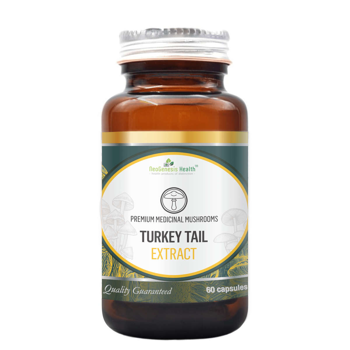 NeoGenesis Health - Turkey Tail Mushroom Extract (60 Caps)