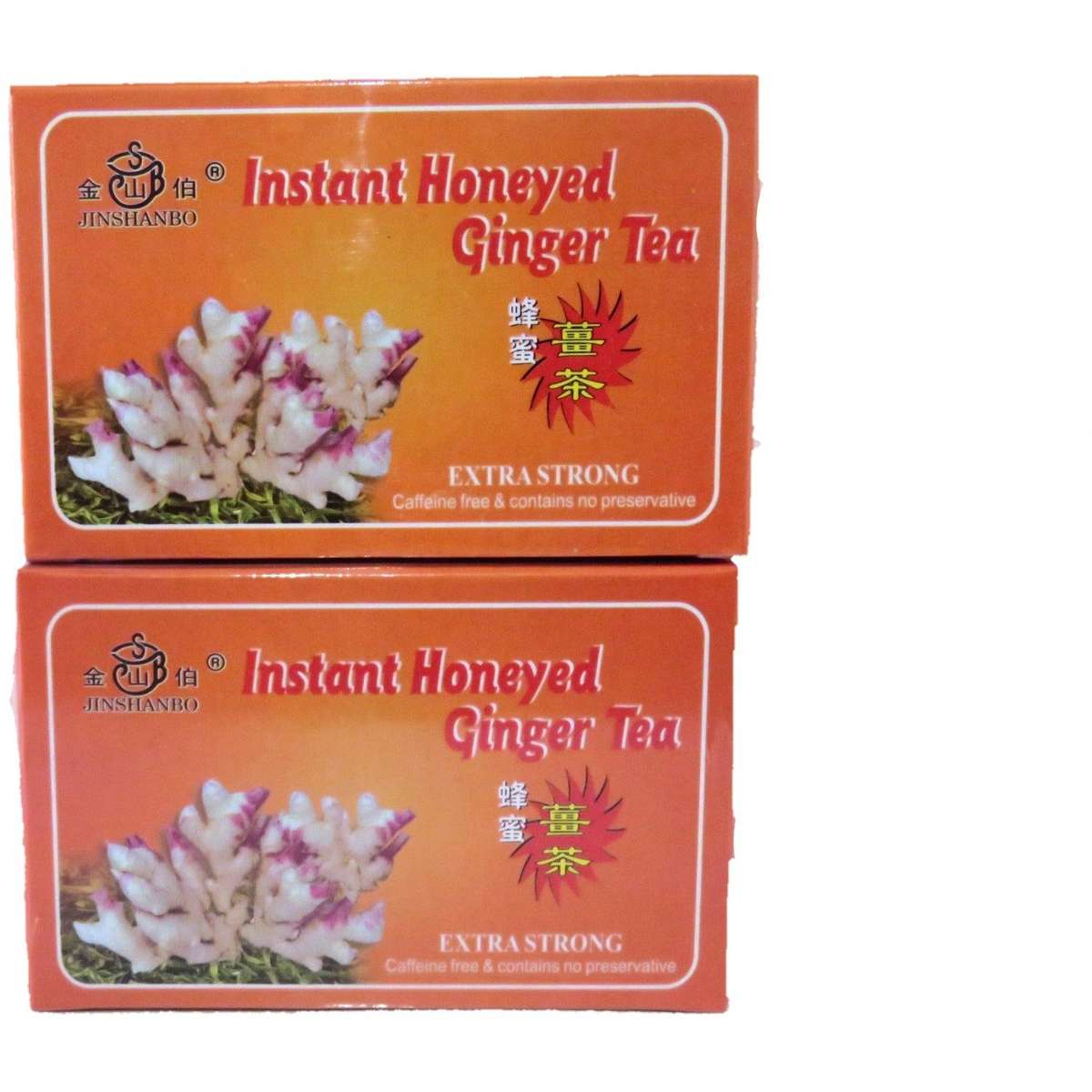 Instant honeyed ginger tea - 20s (double pack)