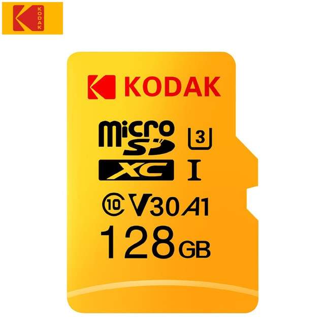 KODAK Micro SD 128GB 256GB 512GB Flash Memory Card 32GB 64GB U1 TF Card 4K Class 10 ta... - 128GB U3