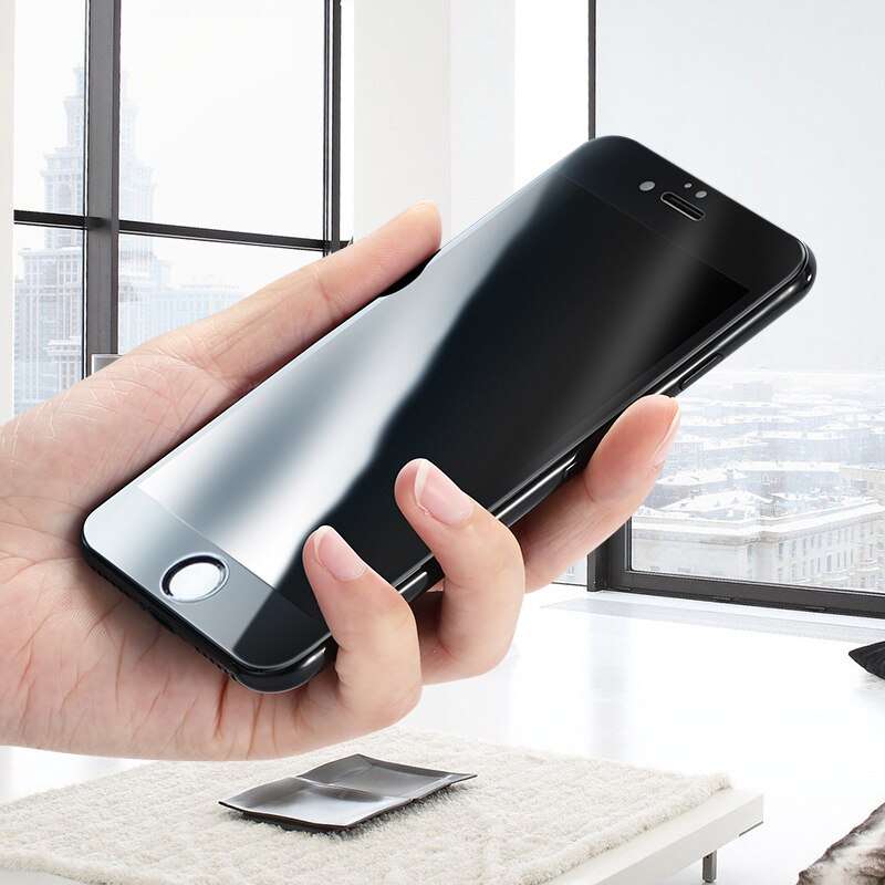 9D Curved Edge Full Cover Tempered Glass On The For iPhone 7 8 Plus S... - For iphone 8 Plus / Black