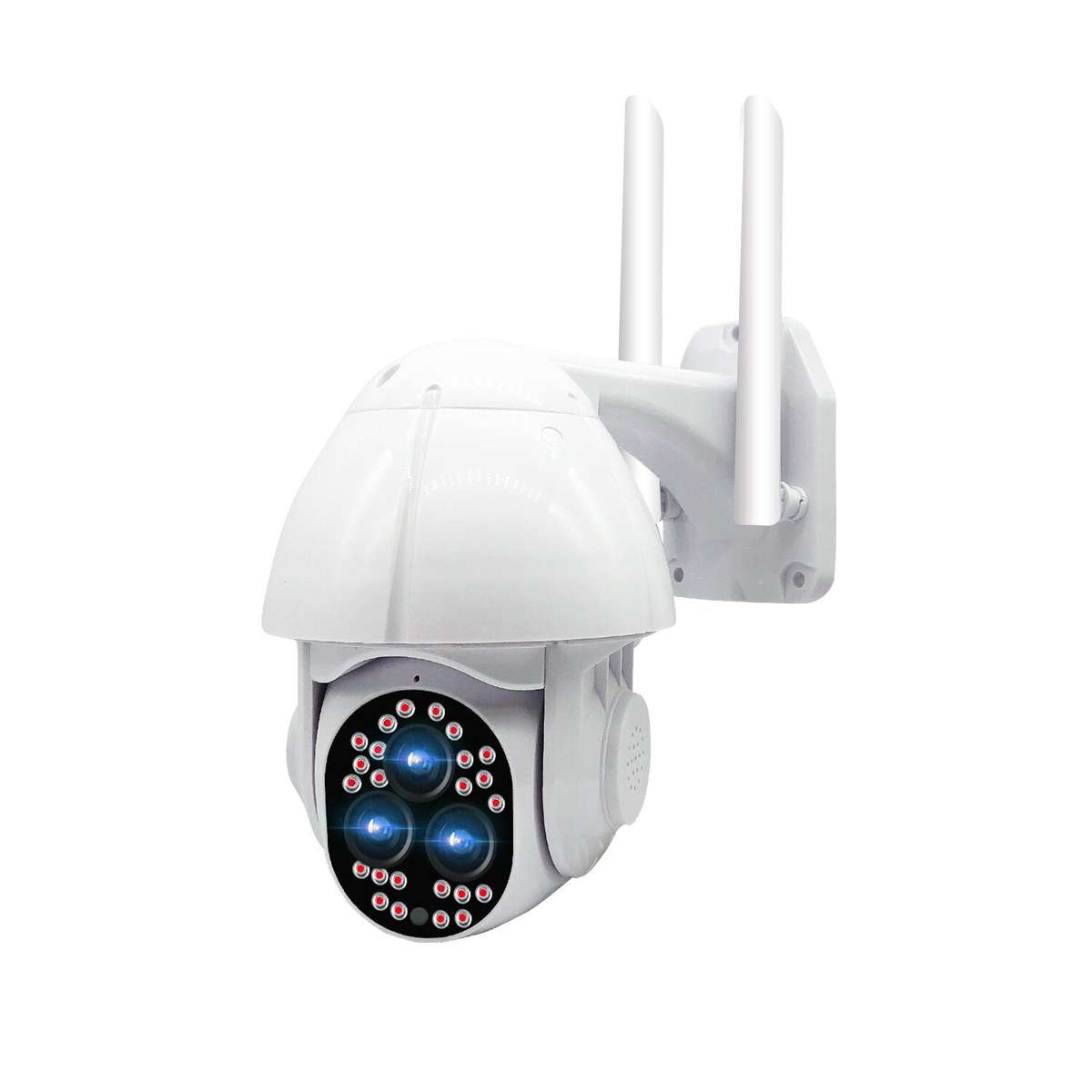 GUUDGO 24 LED +3HD Lenses Full color 1080P Camera Night Vight 355 PTZ 4X Zoom Rotation Outdoor Ca...