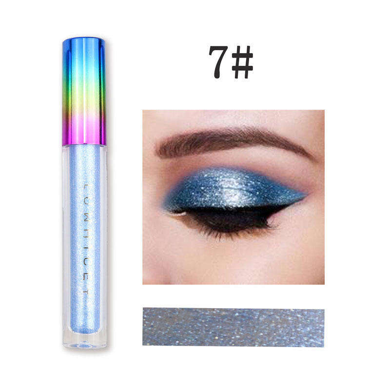 8 Colors Colorful Shimmer Glitter Liquid Eye Shadow Eye Makeup Long-Lasting - 1