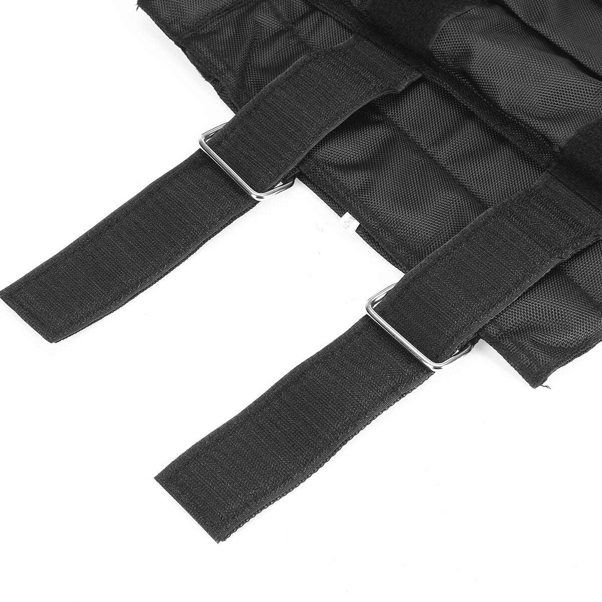 20/50kg Loading Weighted Vest Tactical Vest Adjustable Weight Boxing Training Exercise Tools - A