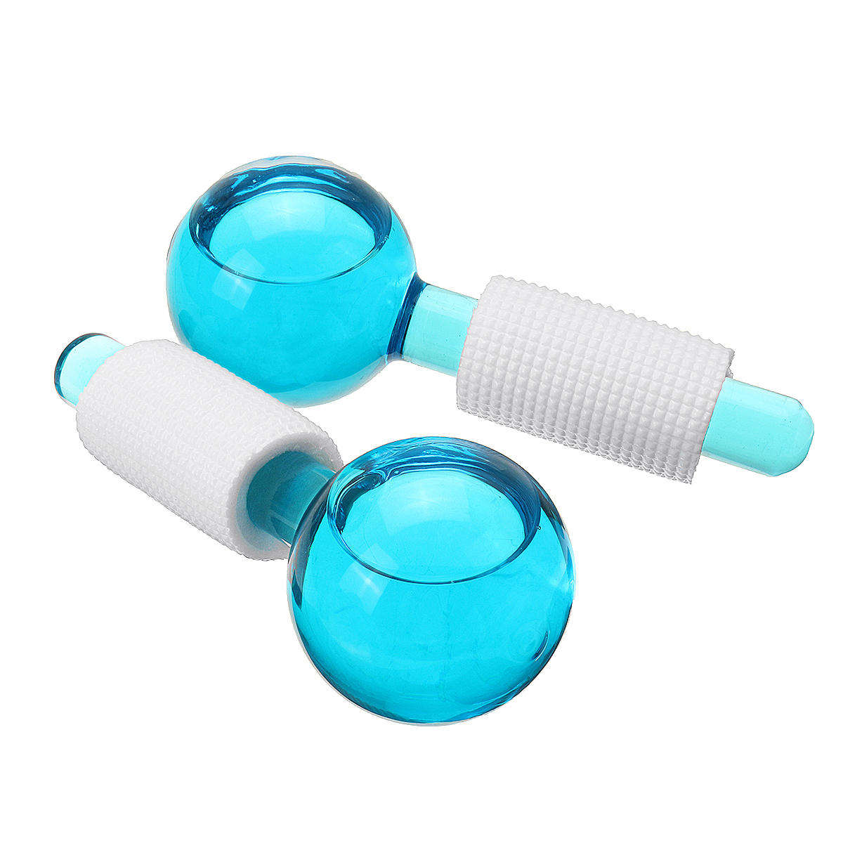 2Pcs/Kit Beauty Ice Ball Hockey Facial Tightening Energy Cold Compress Skin Manual Massager Handh...