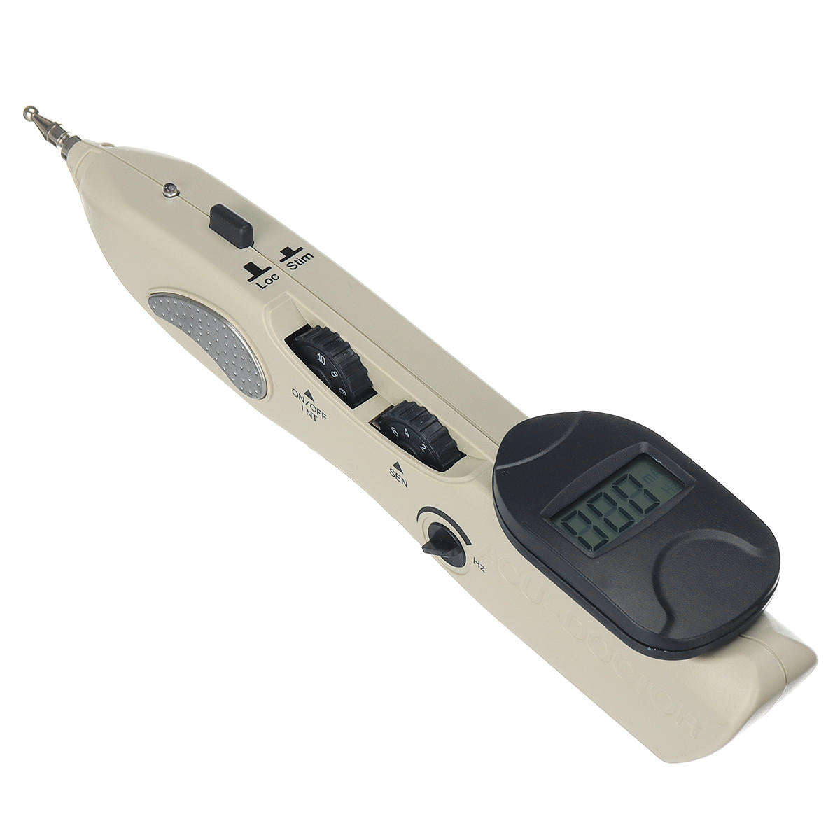 Handheld Rechargeable LCD Display Electronic Massager Acupuncture Pen Body Pain Relief Device